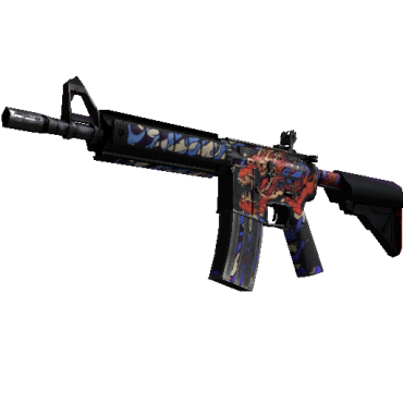 StatTrak™ M4A4 | 龍王 (Dragon King)  (Battle-Scarred)