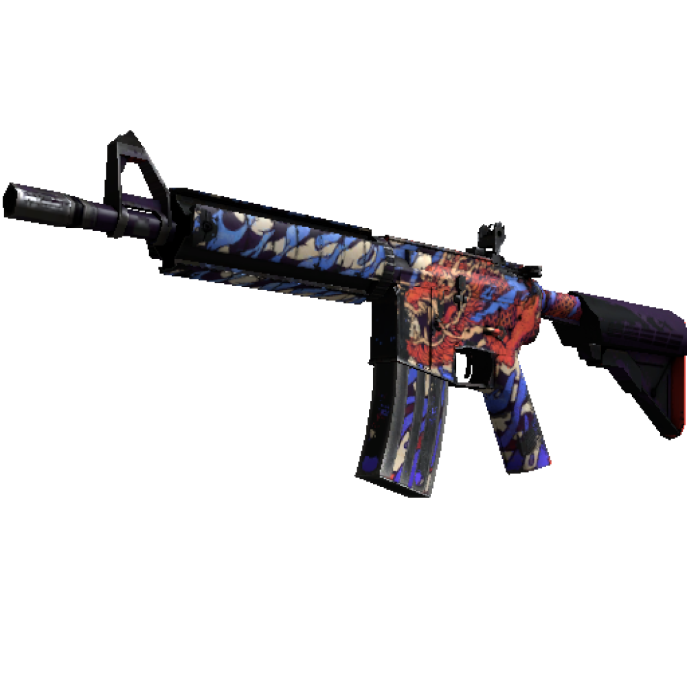 StatTrak&trade; M4A4 | 龍王 (Dragon King)  (Field-Tested)
