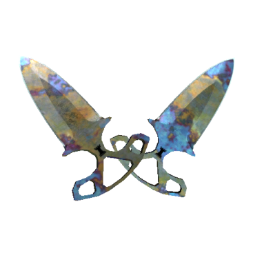 Shadow Daggers | Case Hardened  (Field-Tested)