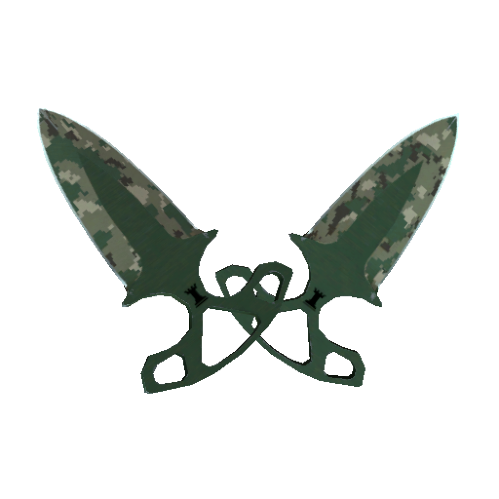 StatTrak&trade; Shadow Daggers | Forest DDPAT  (Field-Tested)