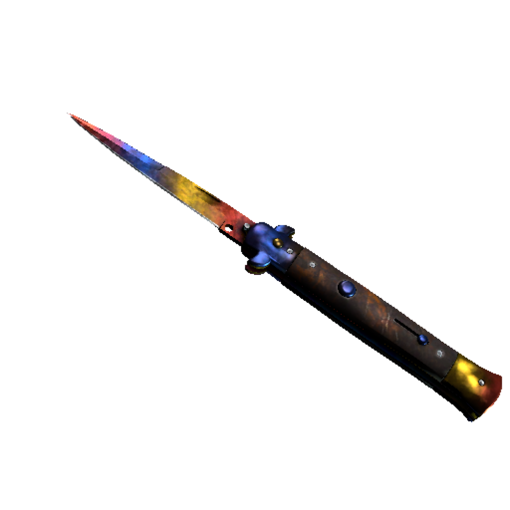StatTrak&trade; Stiletto Knife | Marble Fade  (Factory New)