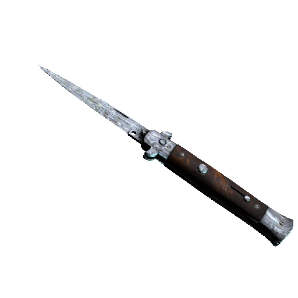 StatTrak&trade; Stiletto Knife | Damascus Steel  (Field-Tested)