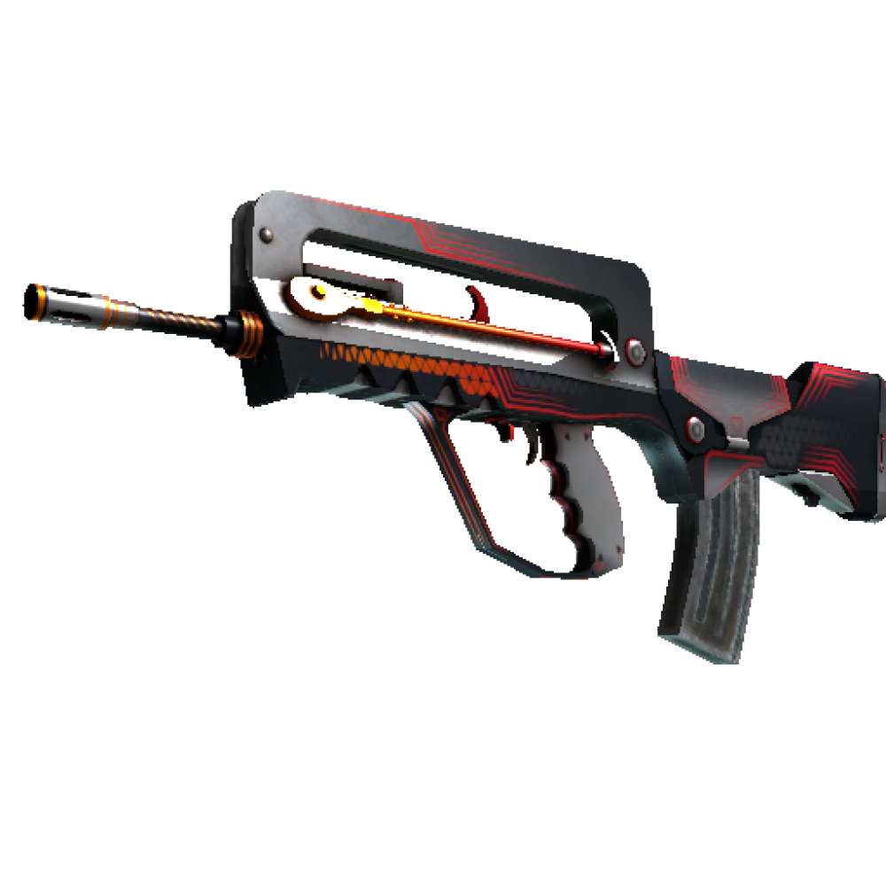 StatTrak&trade; FAMAS | Valence  (Well-Worn)