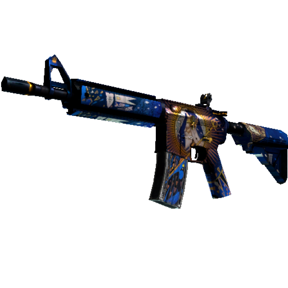 StatTrak&trade; M4A4 | The Emperor  (Well-Worn)