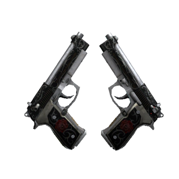 StatTrak™ Dual Berettas | Balance  (Battle-Scarred)