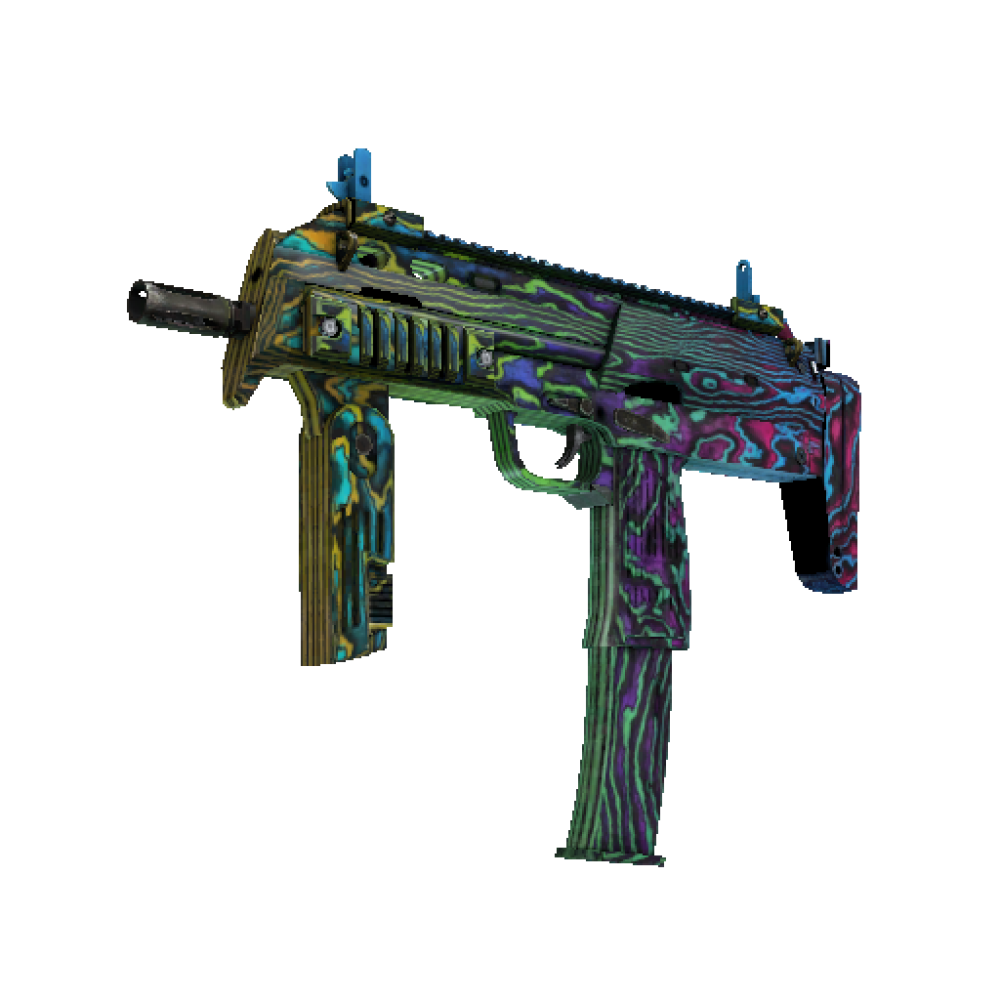 StatTrak&trade; MP7 | Neon Ply  (Minimal Wear)