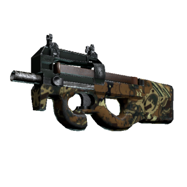 StatTrak™ P90 | Cocoa Rampage  (Well-Worn)