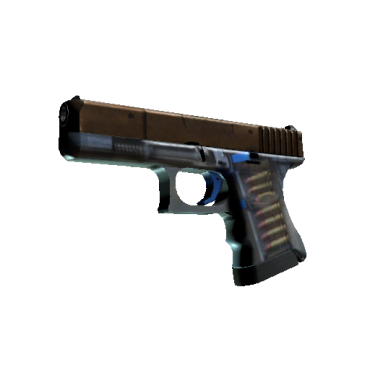 StatTrak™ Glock-18 | Clear Polymer  (Battle-Scarred)