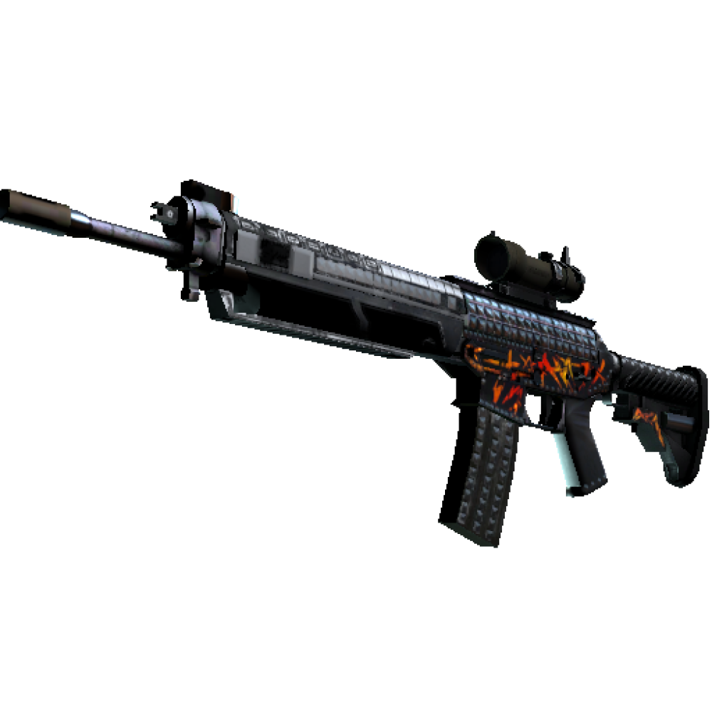 StatTrak&trade; SG 553 | Heavy Metal  (Minimal Wear)