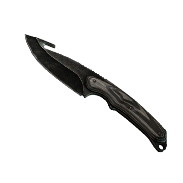 Gut Knife | Black Laminate  (Battle-Scarred)