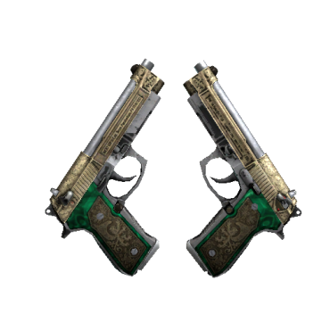 StatTrak™ Dual Berettas | Royal Consorts  (Battle-Scarred)