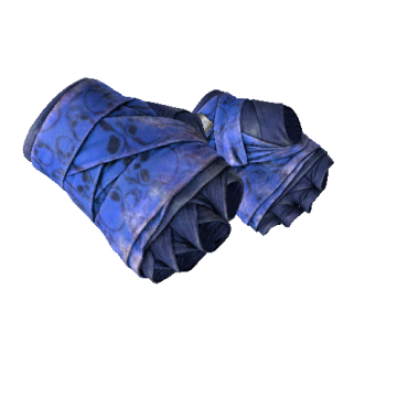 Hand Wraps | Cobalt Skulls  (Battle-Scarred)