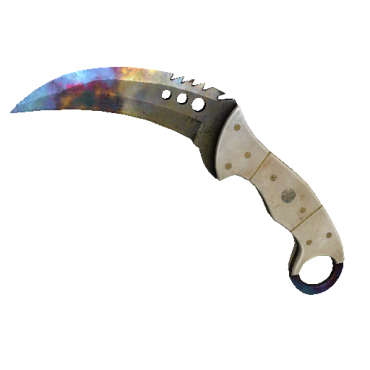 Talon Knife | Case Hardened  (Well-Worn)