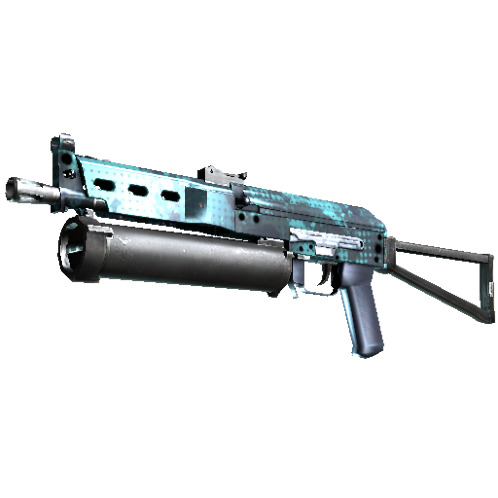StatTrak&trade; PP-Bizon | Cobalt Halftone  (Minimal Wear)