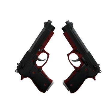 StatTrak™ Dual Berettas | Panther  (Minimal Wear)