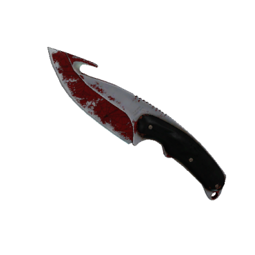 Gut Knife | Crimson Web  (Battle-Scarred)