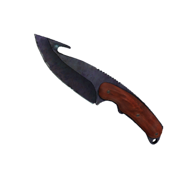 Gut Knife | Blue Steel  (Battle-Scarred)